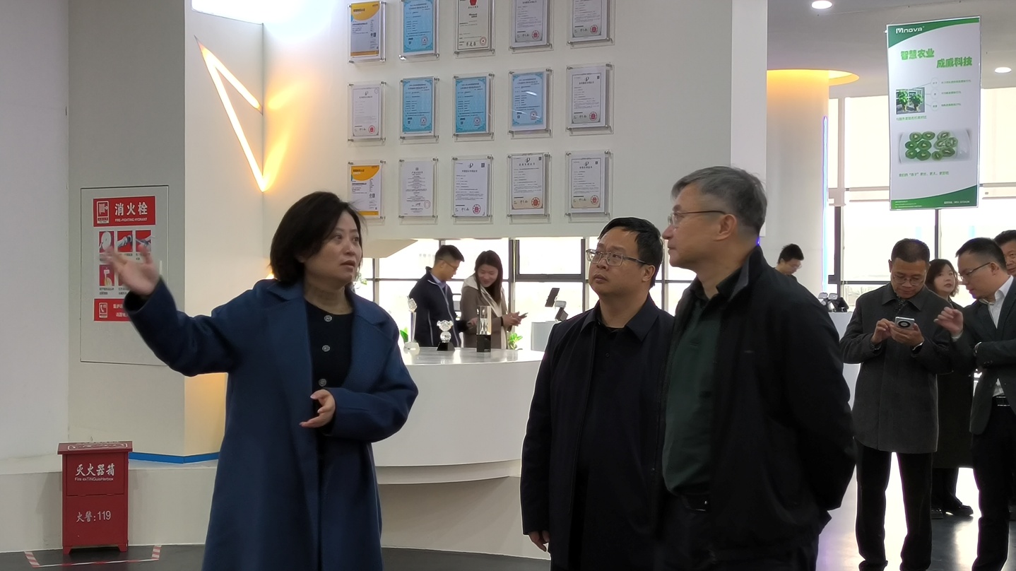 2023年11月13日，廣州市政府副秘書長高裕躍一行到成威科技調(diào)研